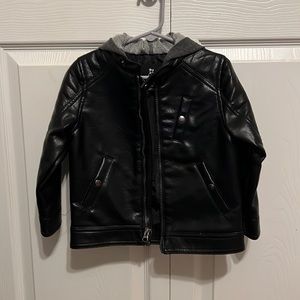 NWOT! Adorable! Toddler boys pleather jacket